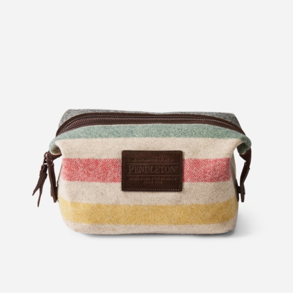 PENDLETON GLACIER STRIPE ESSENTIALS POUCH